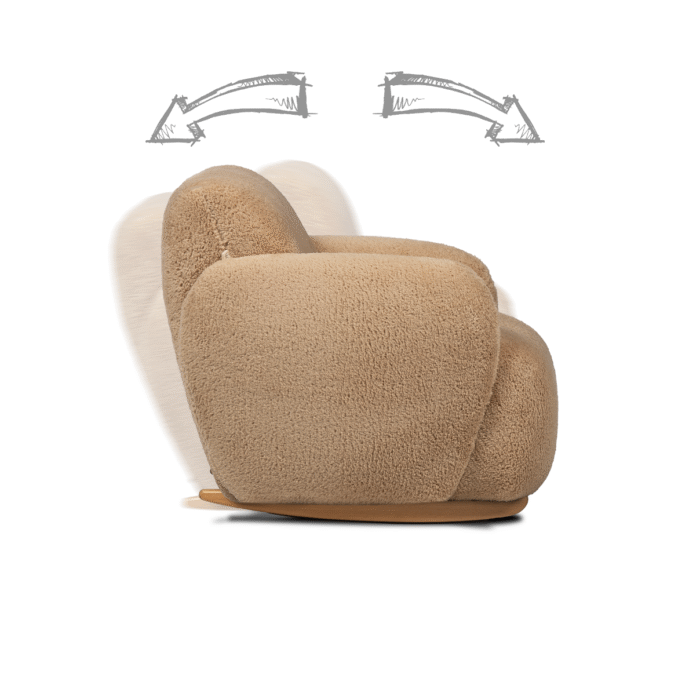 Mango Shake Sallanan Ayaklı Çocuk Koltuğu Vizon - Görsel 2