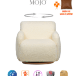 Mango Twist Dönen Ayaklı Çocuk Koltuğu Krem