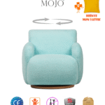 Mango Twist Dönen Ayaklı Çocuk Koltuğu Mavi