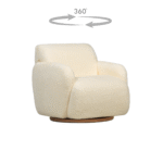 Mango Twist Dönen Ayaklı Çocuk Koltuğu Krem - Görsel 2